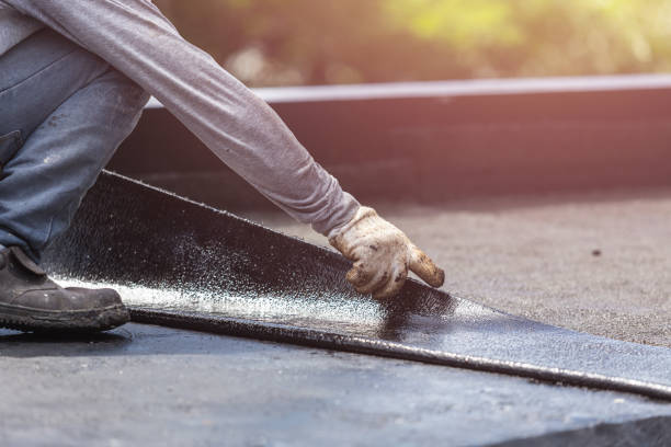 Professional Waterproofing technician working in Frenchtown, NJ